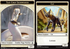 Cat (016) // Tah-Crop Skirmisher (011) Double-Sided Token